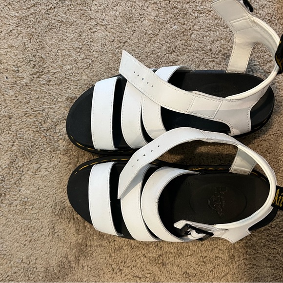 White dc martin platform sandals - Picture 2 of 2